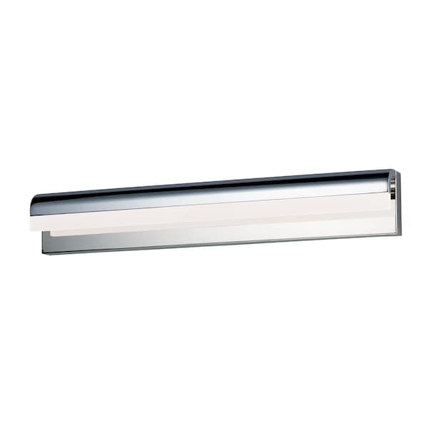 Et2 Waterfall 1-Light 30" Wide Polished Chrome Vanity Light E24846-90PC - main